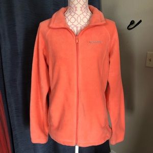 Peach Columbia fleece jacket
